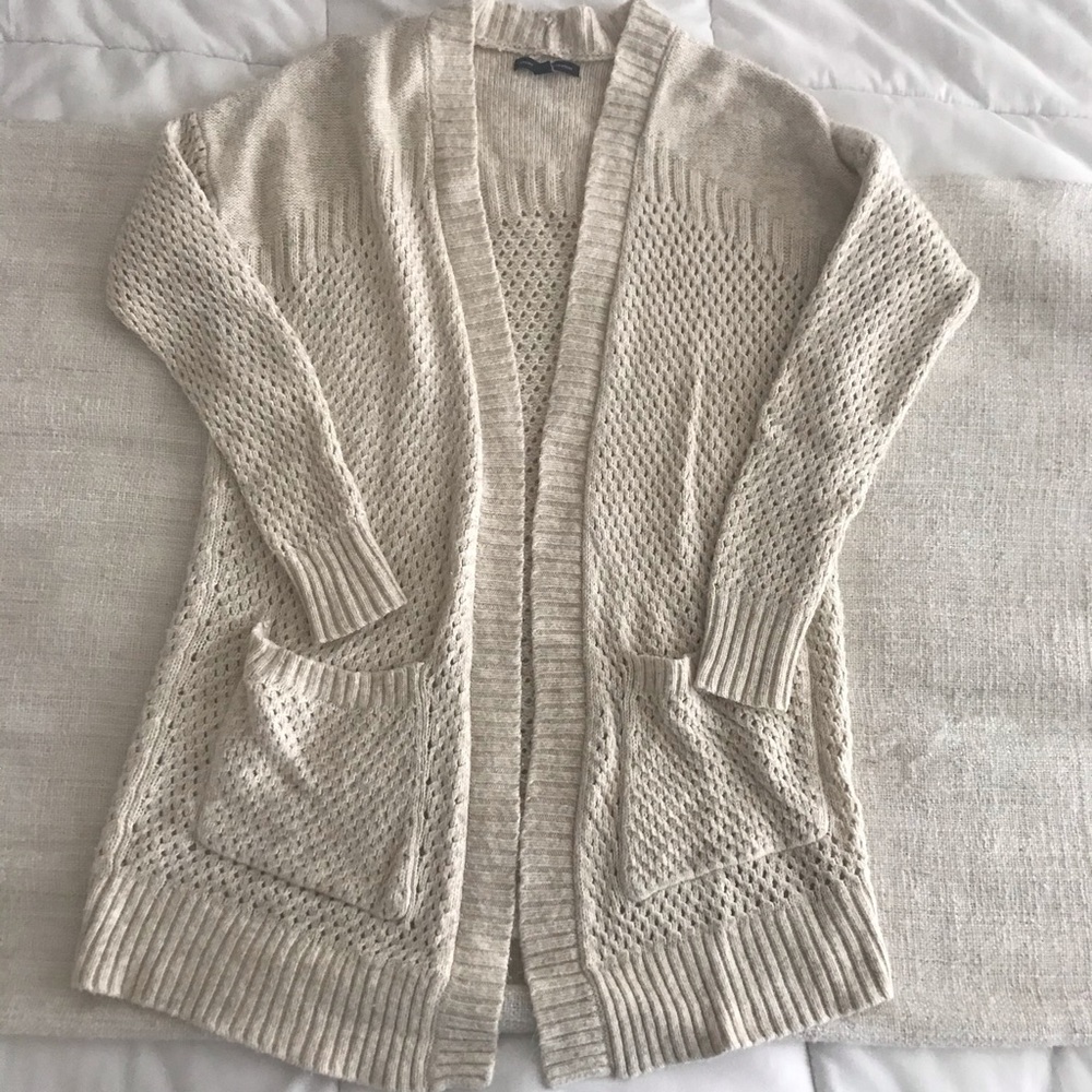 Cream cardigan